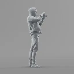 Lowpoly Photographer