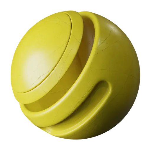 Matte Yellow Plastic