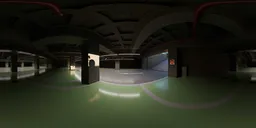 Modern Underground Parking Garage -