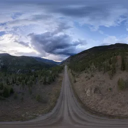 Mountain Valley Road Sky