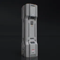 scifi industrial tower structure