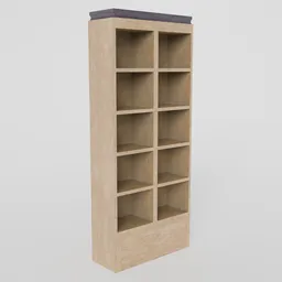 Oak Display Bookcase