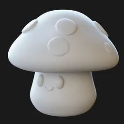 Mushroom Buddy – 3D Print Charm