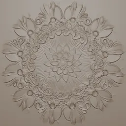 Anciant ornament flower