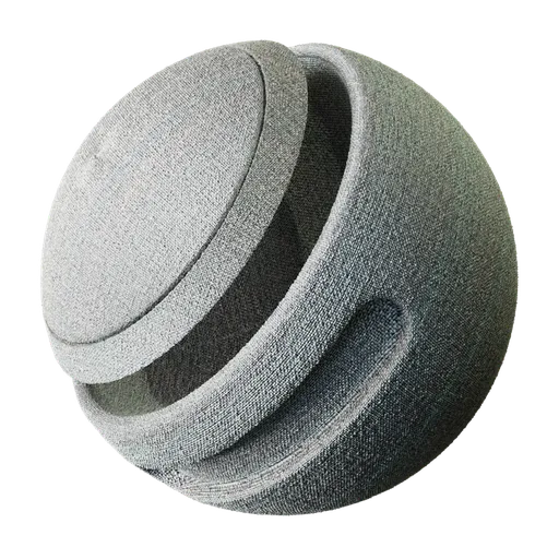 High-quality PBR Woven Fabric Material for Blender 3D with adjustable texture mapping, color, brightness, and detailed surface wear options.