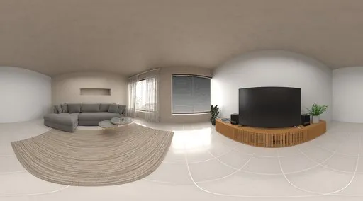 Modern Bright Living Room Interior