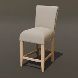 Wooden Cushioned Chair