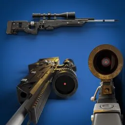 AWM-F sniper rifle