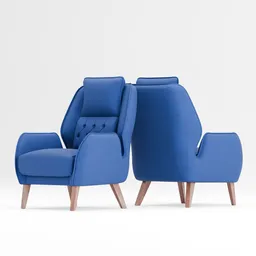 Modern Chesterfield Armchair