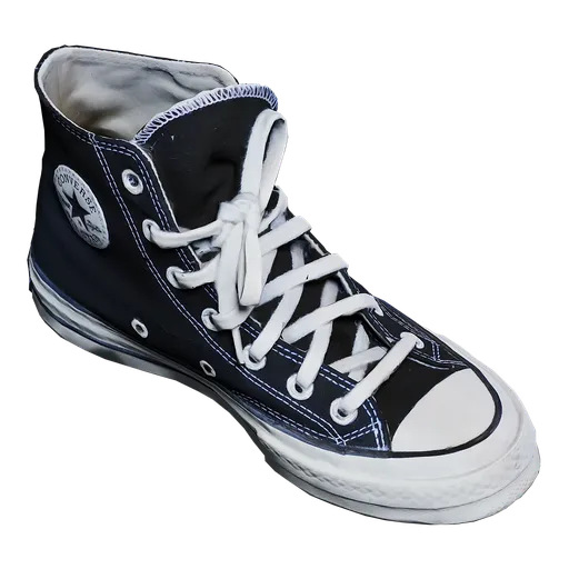 Highly detailed 3D sneaker model with 8K texture, compatible with Blender for digital art projects.