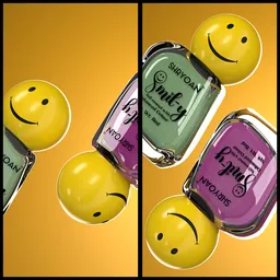 cosmetics Nail paint sliding shot