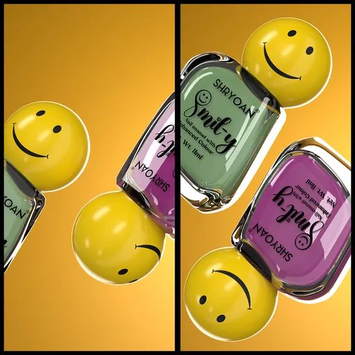 cosmetics Nail paint sliding shot
