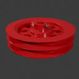 V belt Pulley 23cm 2 belts