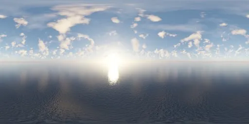Sunset Sea Clouds