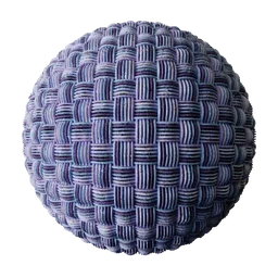 Blue Woven Fabric Weave