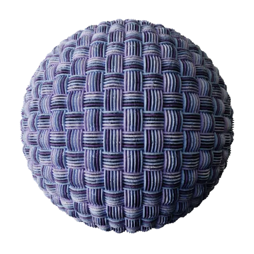 Blue Woven Fabric Weave