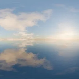 Soft Cloud Reflection Sky
