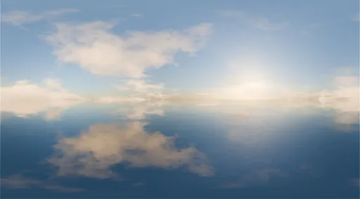 Soft Cloud Reflection Sky