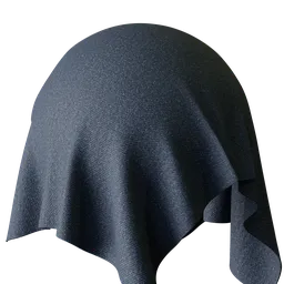Navy Wool Suiting Fabric