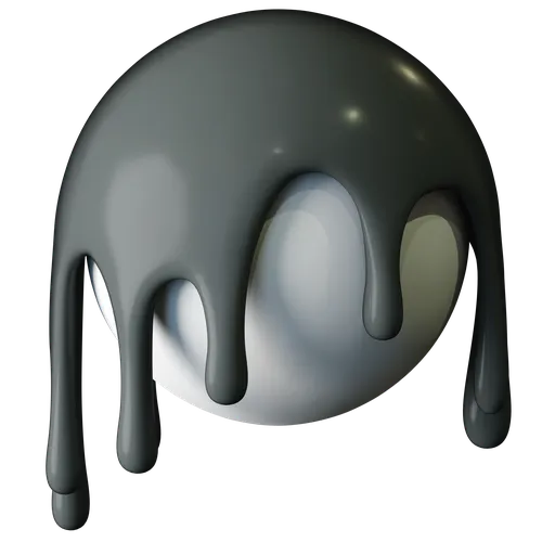Procedural Pearl  Painted Plastic