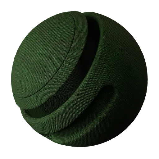 Green fabric