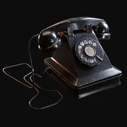 Antique 1930s Rotary Telephone