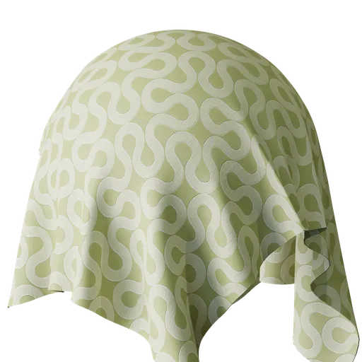 Graphical Green Jacquard
