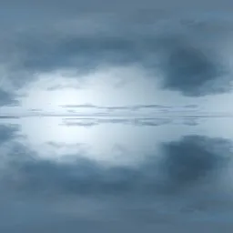 Overcast Sky Ocean Reflection