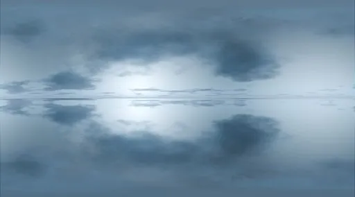 Overcast Sky Ocean Reflection