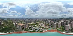 Highsky Building Red Blue sky