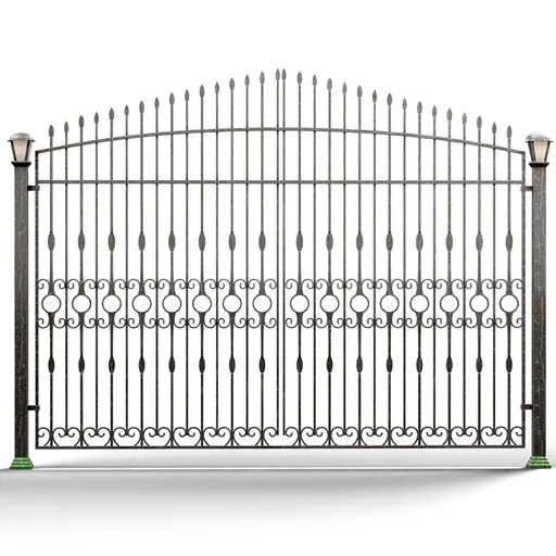 Classic Iron Boundary Fence