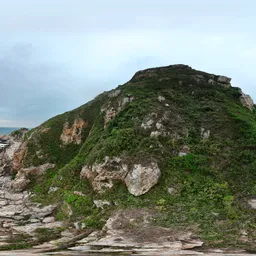 Green tree mountain cloud bluesky