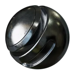 Scratched Chrome Metal