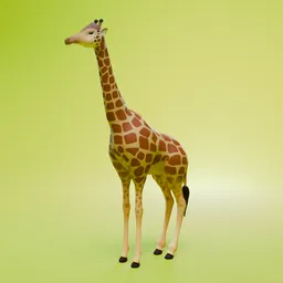 Low Poly Giraffe