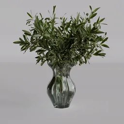 Olive Branch Vase
