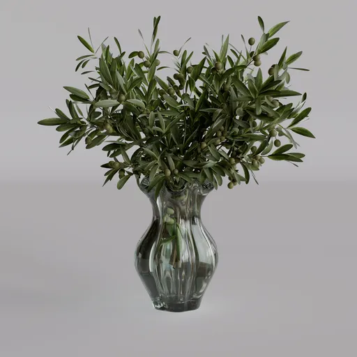 Olive Branch Vase