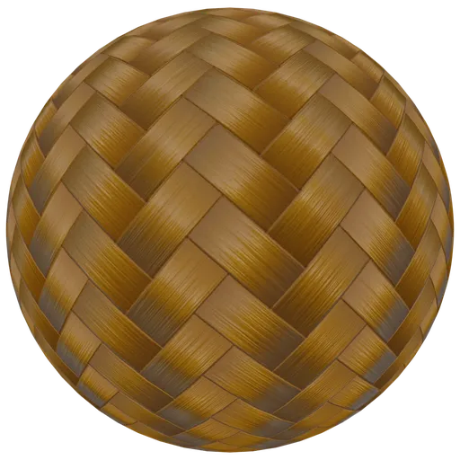 High-resolution 2K Bamboo Woven texture for realistic 3D rendering in Blender and PBR applications.