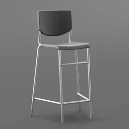 Basic Plastic barstool