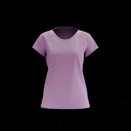 Leaf Neck Women Tee Design