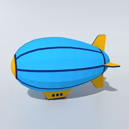 Low Poly Zeppelin