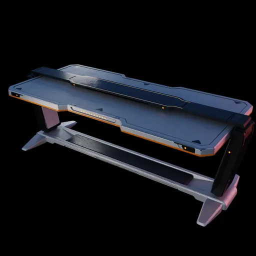 Sci-Fi Command Desk