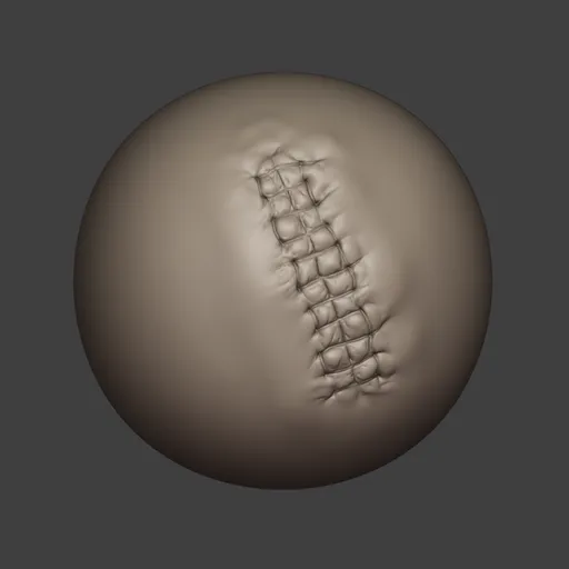 Scar Double Stitched