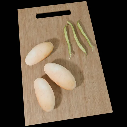 Kitchen Prep Board with Vegetations