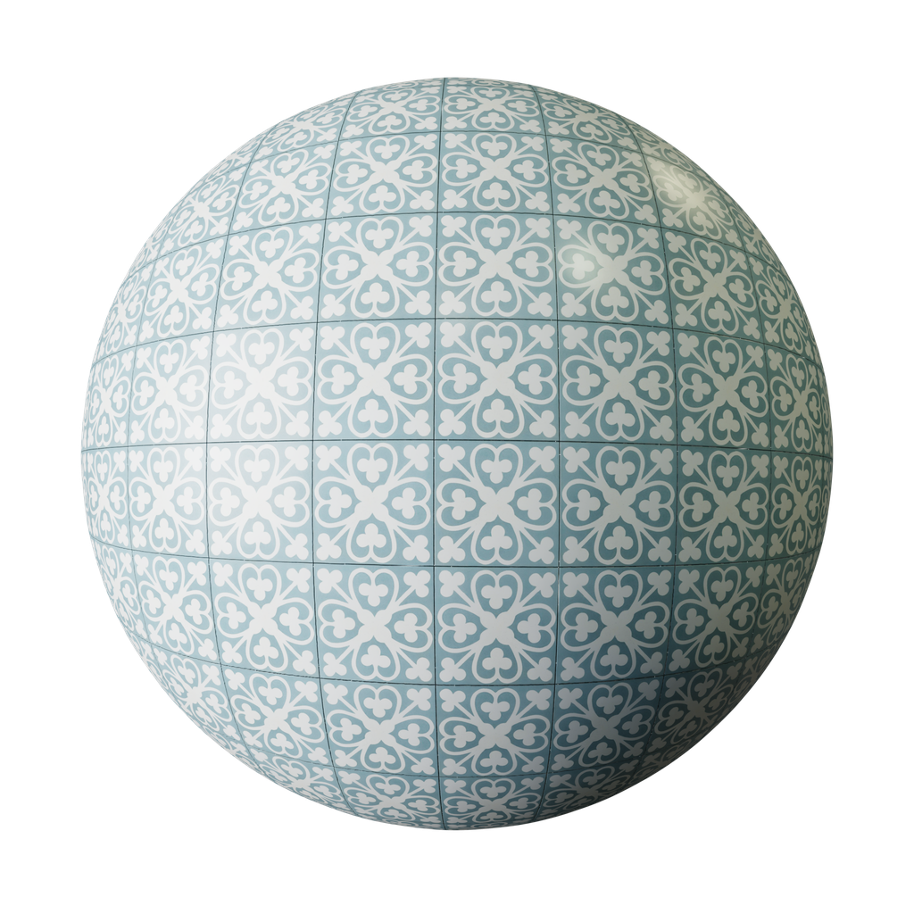 Patterned tiles | FREE tiles materials | BlenderKit