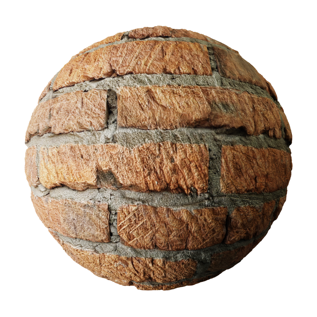 Brick FREE 3D bricks materials BlenderKit