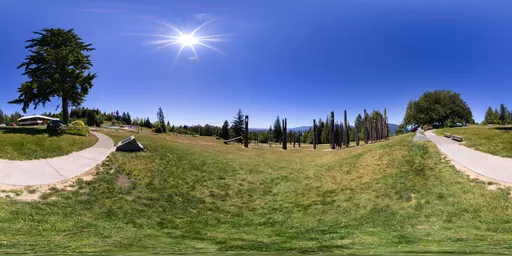 Sunny Blue Sky Day Park