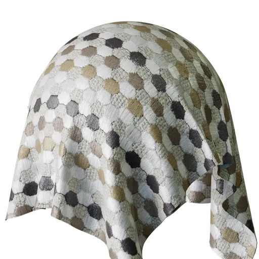 Polka Natural Embroidery