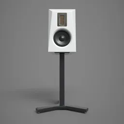 Hi-Fi Monitor White Composite