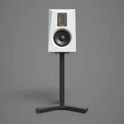 Hi-Fi Monitor White Composite