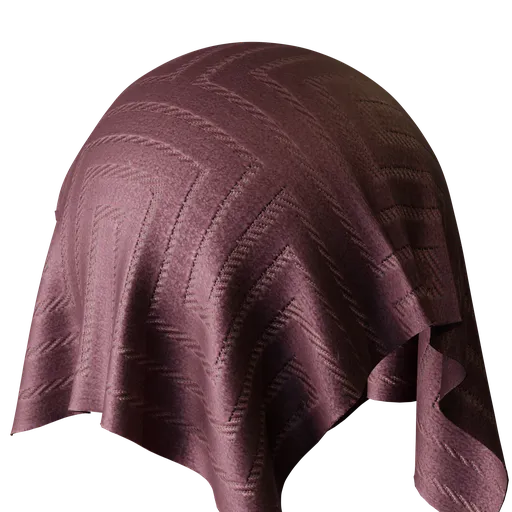 Geometric Purple Velvet